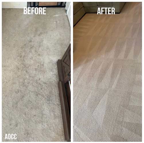 Carpet Cleaning Before and After